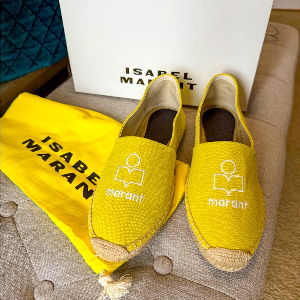 Isabel Marant Yellow Espadrilles